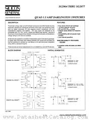 SG2071W datasheet pdf Silicon General