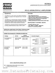 JAN2101AJ datasheet pdf Silicon General