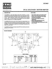 SG3663 datasheet pdf Silicon General