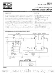 SG3718DWW datasheet pdf Silicon General