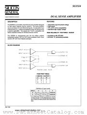 SG5524J datasheet pdf Silicon General