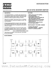 SG75326 datasheet pdf Silicon General