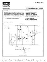 SG741T datasheet pdf Silicon General