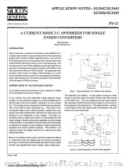 SG1843 datasheet pdf Silicon General