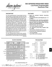 SSI32F8023 datasheet pdf Silicon Systems