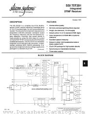 SSI75T201 datasheet pdf Silicon Systems