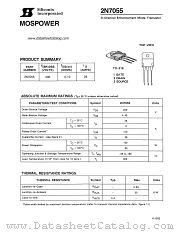 2N7055 datasheet pdf Siliconix