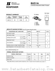 BUZ11A datasheet pdf Siliconix