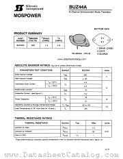 BUZ44A datasheet pdf Siliconix