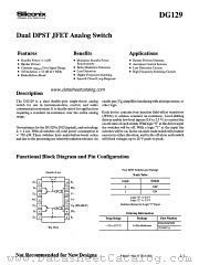 DG129AP/883 datasheet pdf Siliconix