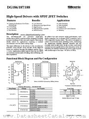 JM38510/11105BCA datasheet pdf Siliconix