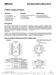 DG306AAK/883 datasheet pdf Siliconix