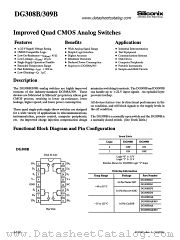 DG309BAK datasheet pdf Siliconix