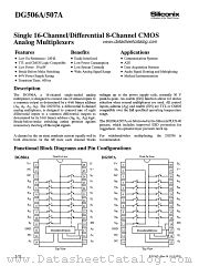 JM38510/19001BXC datasheet pdf Siliconix