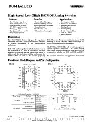 DG612AZ/883 datasheet pdf Siliconix