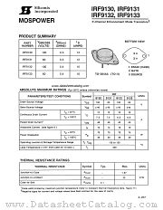 IRF9133 datasheet pdf Siliconix