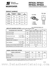 IRF9523 datasheet pdf Siliconix