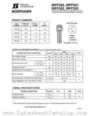 IRFF322 datasheet pdf Siliconix