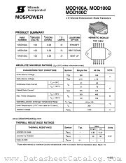MOD100C datasheet pdf Siliconix