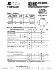 MOD400C datasheet pdf Siliconix