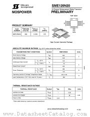 SME120N50 datasheet pdf Siliconix