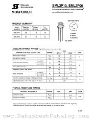 SML3P10 datasheet pdf Siliconix