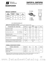 SMP3P10 datasheet pdf Siliconix