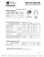 SMV1P10 datasheet pdf Siliconix