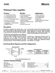 Si582DJ datasheet pdf Siliconix