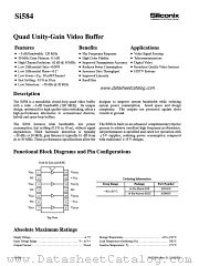 Si584DY datasheet pdf Siliconix