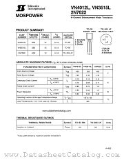 VN3515L datasheet pdf Siliconix