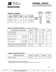 VP4030L datasheet pdf Siliconix