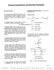 Thermal Considerations datasheet pdf Siliconix