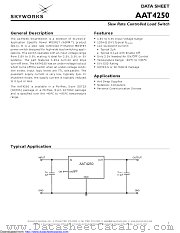 AAT4250 datasheet pdf Skyworks Solutions