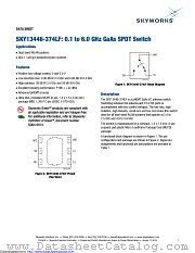 SKY13446-374LF datasheet pdf Skyworks Solutions