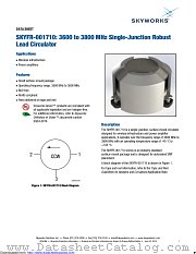 SKYFR-001710 datasheet pdf Skyworks Solutions