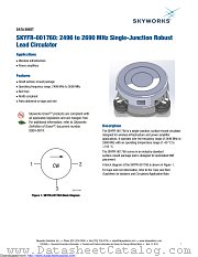 SKYFR-001760 datasheet pdf Skyworks Solutions