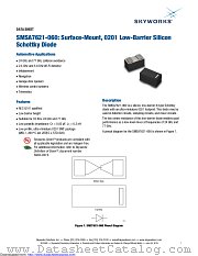 SMSA7621-060 datasheet pdf Skyworks Solutions
