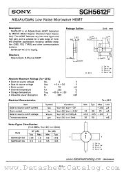 SGH5612F-04 datasheet pdf SONY