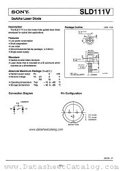 SLD111V datasheet pdf SONY