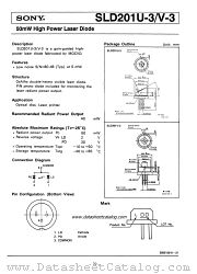 SLD201V-3 datasheet pdf SONY