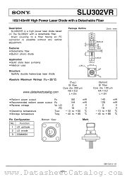 SLU302VR-3 datasheet pdf SONY