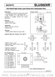 SLU302XR-3 datasheet pdf SONY