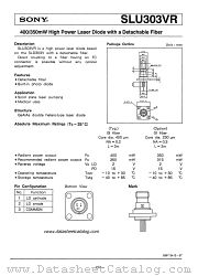 SLU303VR-3 datasheet pdf SONY