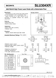 SLU304XR-25 datasheet pdf SONY