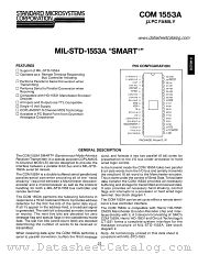 COM1553A datasheet pdf Standard Microsystems