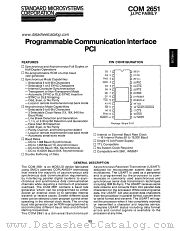 COM2651 datasheet pdf Standard Microsystems