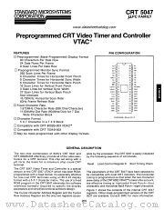 CRT5047 datasheet pdf Standard Microsystems