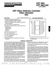 CRT8021 datasheet pdf Standard Microsystems