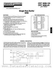 CRT9006-83 datasheet pdf Standard Microsystems